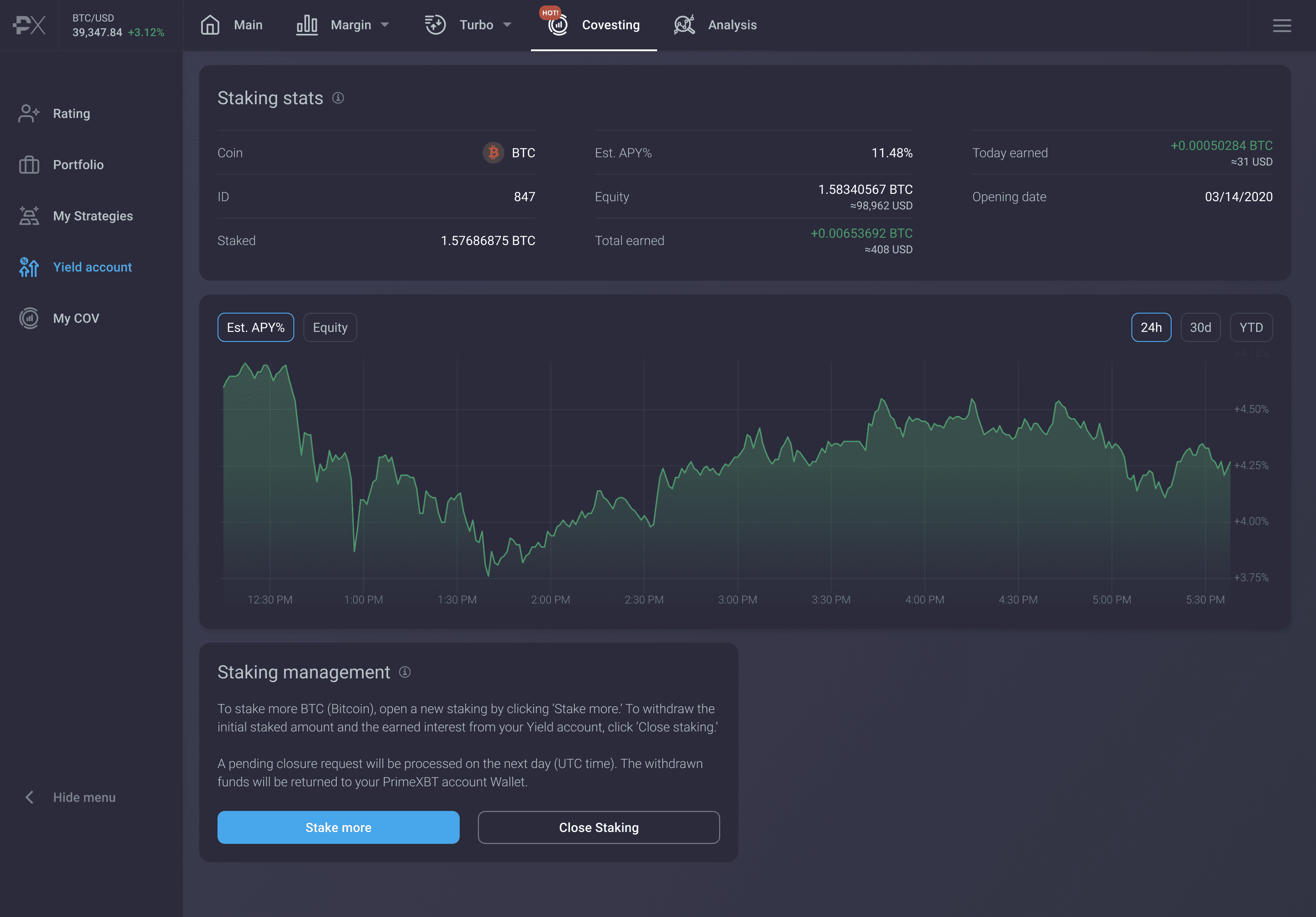 Caltex Pro Minerss To Launch Covesting Yield Accounts Allowing For Staking Benefits - Yeld stats2x 1